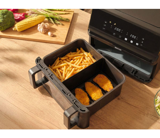 Sencor Air Fryer SFR 9660BK z koszem ceramicznym 9l - 1571336 - zdjęcie 13